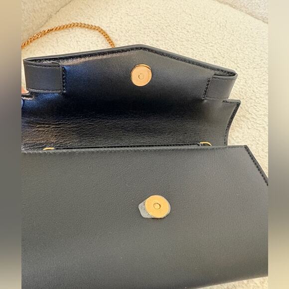 Versace Black Medusa '95 leather clutch bag with chain - Picture 5 of 8